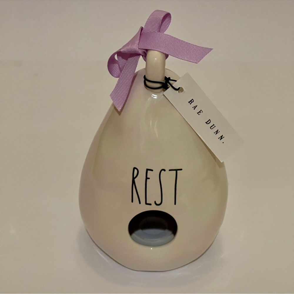 NWT Rae Dunn ~ REST Teardrop Birdhouse 🦋 - Picture 6 of 9